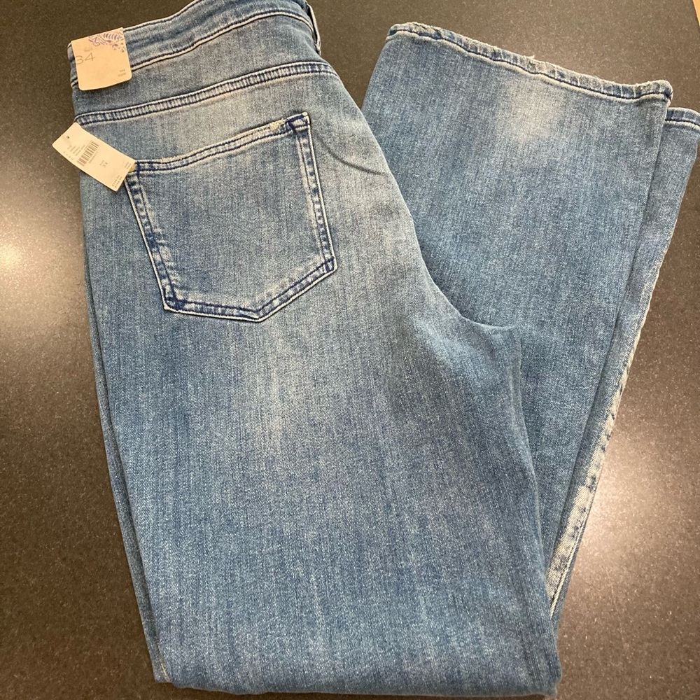 New nwt Pilcro Icon Anthropologie High Rise Distressed Blue Jeans - Picture 4 of 16